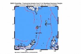 Kepulauan Sangihe diguncang gempa 5,3 Skala Richter