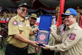 "TAGANA Siap 1 Jam di Lokasi Bencana", Bakti Sosial Taruna Siaga Bencana Kalbar 2018