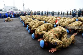 KRI Usman Harun Tuntaskan Misi Perdamaian