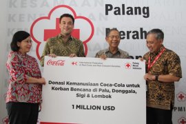 "Coca-Cola Foundation" bantu korban gempa Palu-Donggala-Lombok 1 juta dolar AS