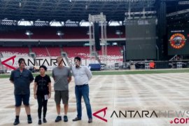 Jelang konser Guns N' Roses, rumput stadion GBK ditutup