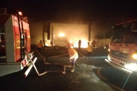 Sopir Bus Tewas dalam Kebakaran di SPBU Jember