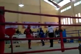 Kota Jambi juara umum cabang muaythai Porprov