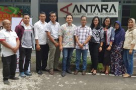 Kantor Berita Antara NTB menerima kunjungan Amman Mineral