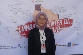Eksa jauh-jauh datang ikuti lomba presenter Antara