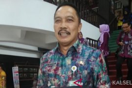 Kolam air mancur "menari" Banjarmasin bisa disaksikan malam tahun baru