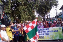 Kemenag Kalsel gelar jalan sehata kerukunan agama