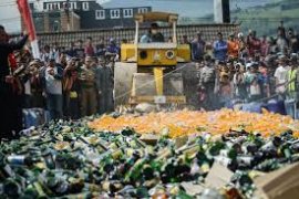 Polresta Samarinda Musnahkan Ribuan Miras dan Narkoba