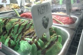 Menikmati es krim dari buah lokal di Koono Gelato