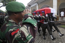 Pemakaman anggota TNI korban penembakan