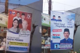 Pemasangan APK Antar-Caleg di Surabaya Memanas Jelang Pemilu 2019
