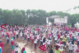Presiden senam tera bersama 20.000 peserta