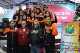 14 atlet Sulsel dilepas menuju kejurnas bulu tangkis Jakarta