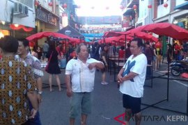 Kondisi lokasi bekas pasar Imlek Tanjungpinang menegangkan
