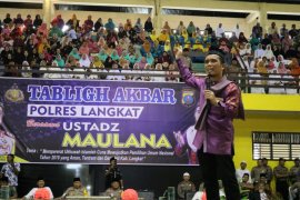 Polres Langkat gelar tabligh akbar mempererat ukhuwah Islamiyah