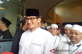 Sandiaga Uno tentang pidato kebangsaan Indonesia menang "Victory and Peace"