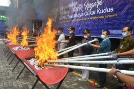 Bea Cukai tindak tiga pengiriman rokok ilegal di Jawa Tengah
