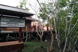 Aula kantor BKD Kabupaten Asmat terbakar