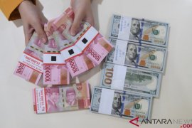 Kurs rupiah Senin pagi anjlok 50 poin