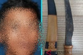 Polisi amankan pelaku sajam Simpur