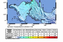 Gempa 3,5 SR guncang Kabupaten Kaimana Papua