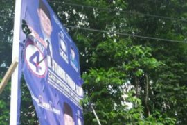 Tim Bawaslu Sijunjung tertibkan APK, pemasangan tak sesuai aturan