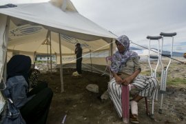 Pengungsian di daerah berbahaya