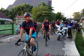 Pangdam I/BB jalin kekompakan dengan sepeda santai