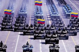 Ingatkan AS, Venezuela unjuk kekuatan militer