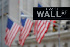 Wall Street naik didukung data positif dan prospek perdagangan bullish