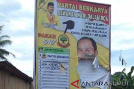 Sejumlah baliho caleg di Gunungsitoli dirusak OTK