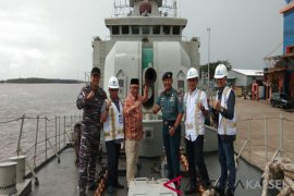 KRI Fatahillah (361) "Open Ship" di Dermaga Trisakti Banjarmasin