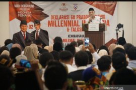 Survei internal nyatakan elektabilitas Prabowo-Sandiaga di atas 60 persen