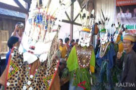 Bupati Mahulu Ikut Menari Hudoq Kawit