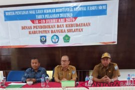 Disdikbud Bangka Selatan gelar Bimtek penyusuan soal UASBN