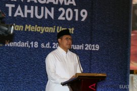 Menag hadiri rakerwil Kemanag Sultra 2019