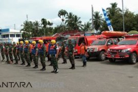 Kodim 0310/SS-BPBD Sijunjung gelar latihan bersama kesiapsiagaan bencana