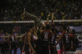Surabaya Bhayangkara Samator pastikan gelar juara Proliga