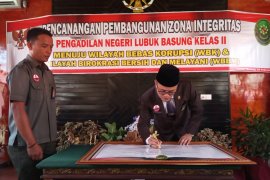 PN Lubukbasung canangkan Zona Integritas terbebas KKN