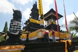 Persiapan Upacara Melasti