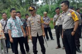 Kapolres Bangka tinjau langsung lokasi banjir