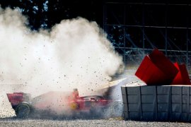 McLaren kembali tercepat pada tes pramusim di Catalunya, Vettel alami kecelakaan