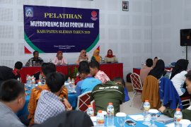 Sleman selenggarakan Pelatihan Musrenbang bagi forum anak