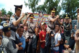 141 Bintara remaja langsung bertugas amankan Pemilu