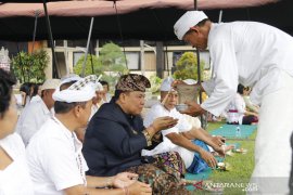 Kapolda Bali ikuti prosesi ritual "Tawur Agung Kesanga"