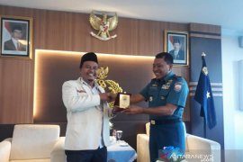 Perkuat sinergitas, Pemuda Muhammadiyah silaturahim dengan Danlantamal I Belawan