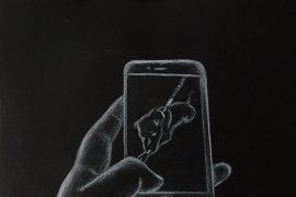 Mr D pamerkan lukisan digital bertema "Putih di Atas Hitam"