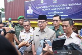 Jambi ekspor ribuan ton lima komoditi pertanian