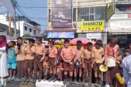 Ribuan pelajar padati kegiatan MTQ Kabupaten Labuhanbatu