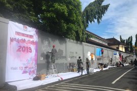 KPU Bali Gelar Lomba Mural Pemilu 2019